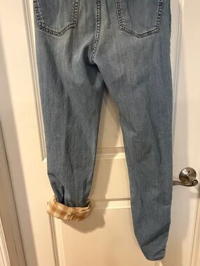 Women's Eddie Bauer Boyfriend Flannel-Lined Jeans, Size 4